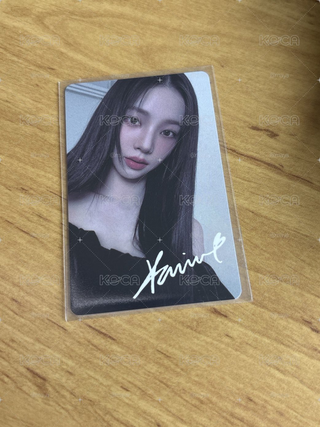aespa 劉知珉 Karina CHIC雜誌 Ver.C小卡 柚 CHIC卡 雜誌卡 Ver.C