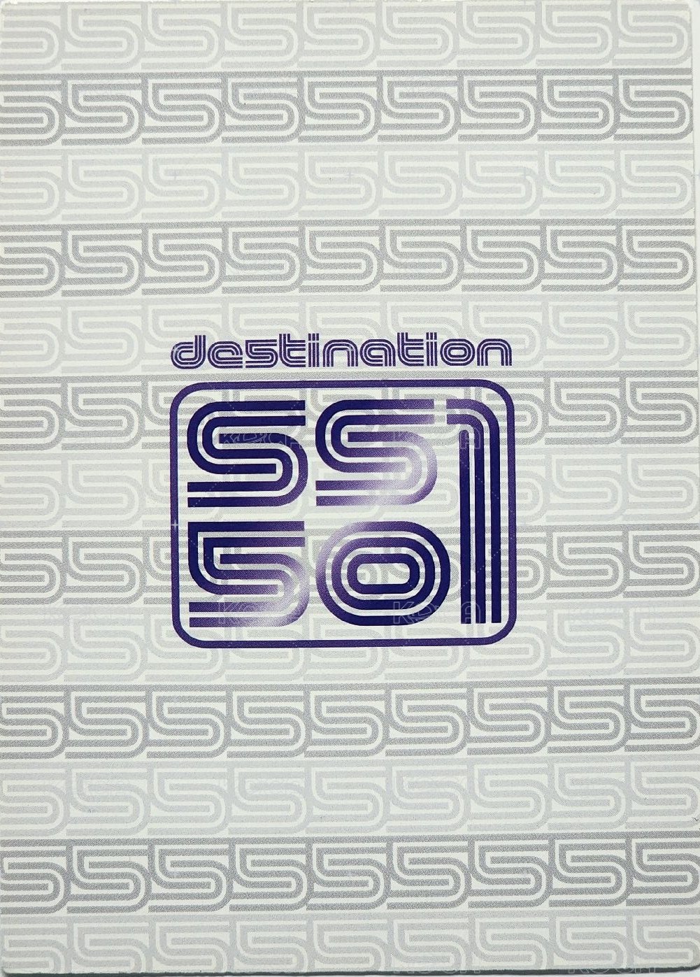 SS501 Star Collection Card 隨機卡 061 背面