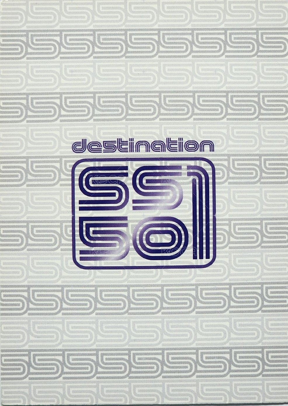 SS501 Star Collection Card 隨機卡 037 背面