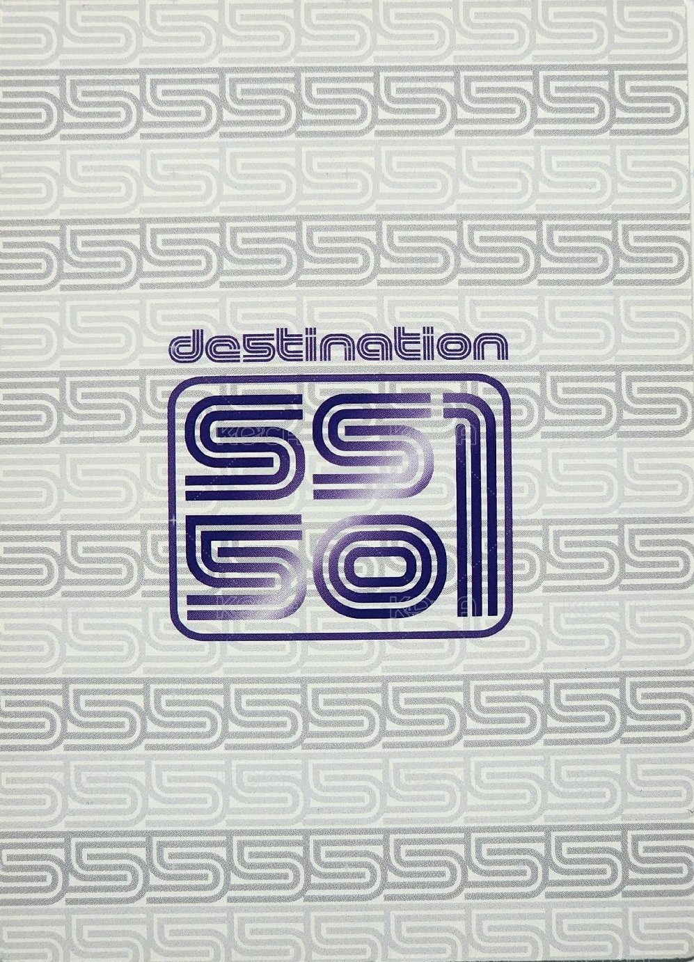 SS501 Star Collection Card 隨機卡 015 背面