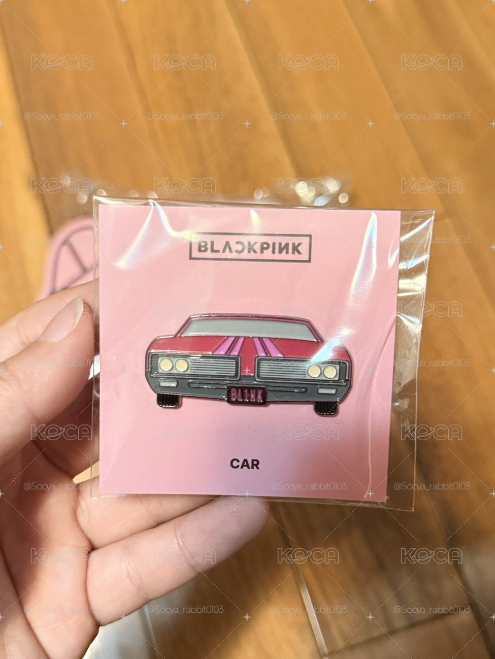 BLACK PINK 車子別針