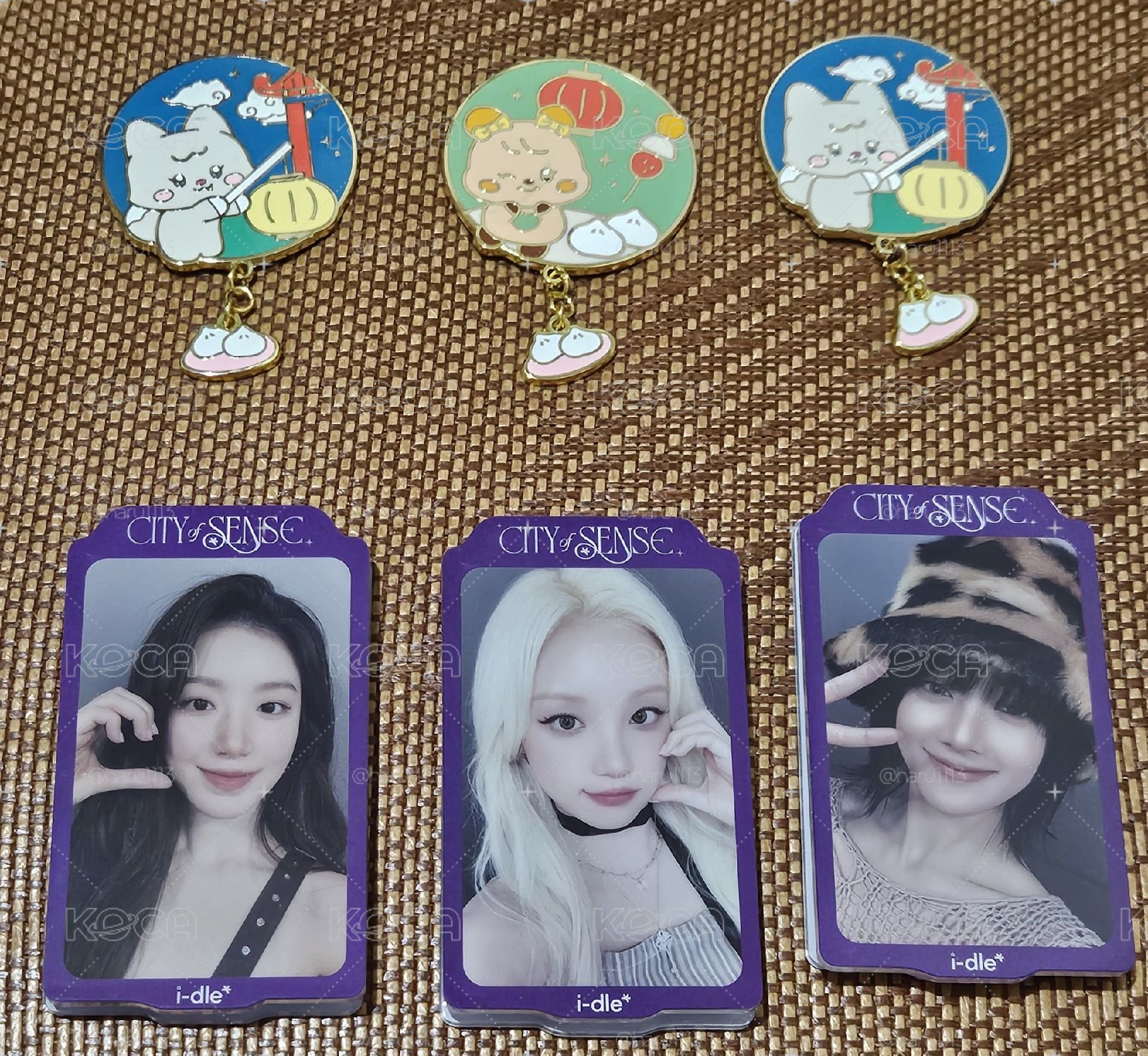 idle展覽磁鐵+超商磁鐵+各種舒華小卡