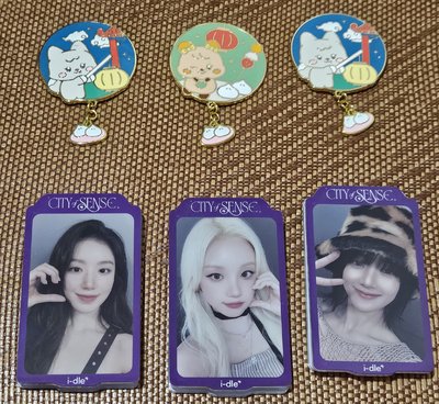 idle展覽磁鐵+超商磁鐵+各種舒華小卡