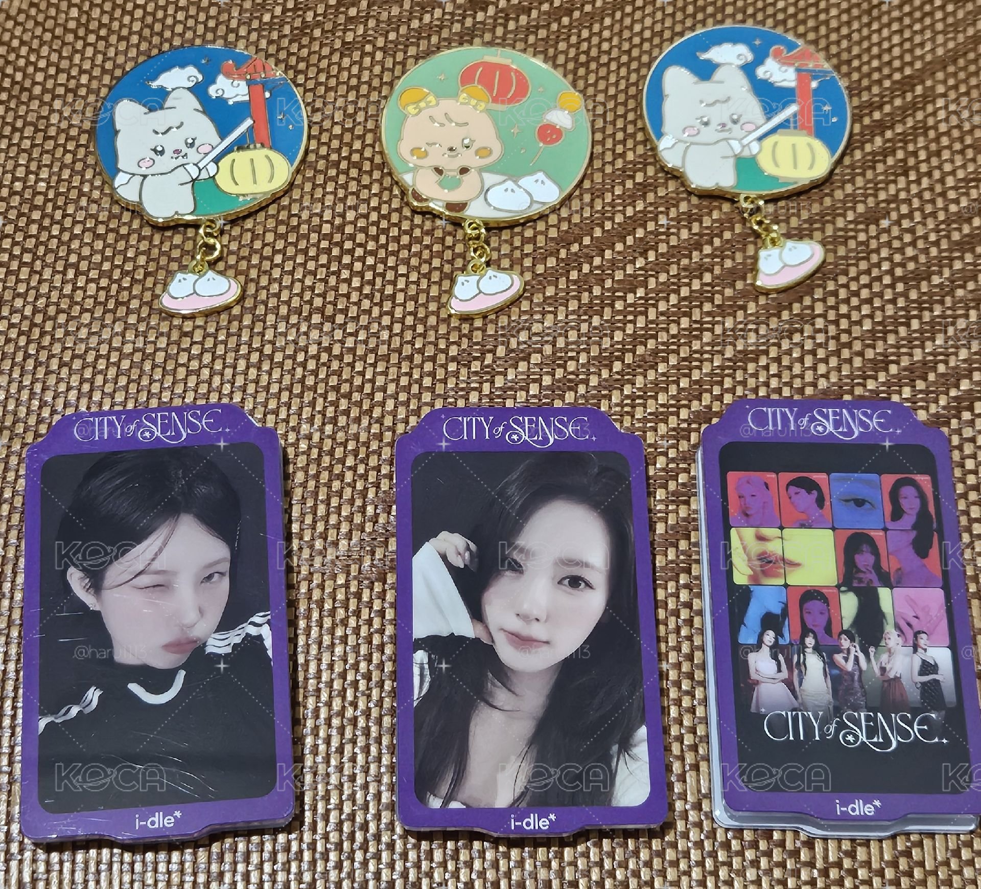 idle展覽磁鐵+超商磁鐵+各種舒華小卡