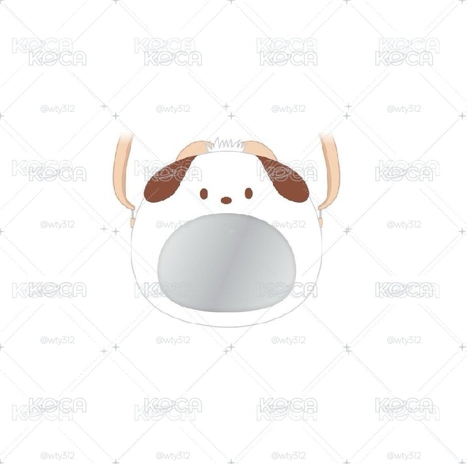 SKZOO三麗鷗 側背包 雙面絨毛 puppy m 帕洽狗