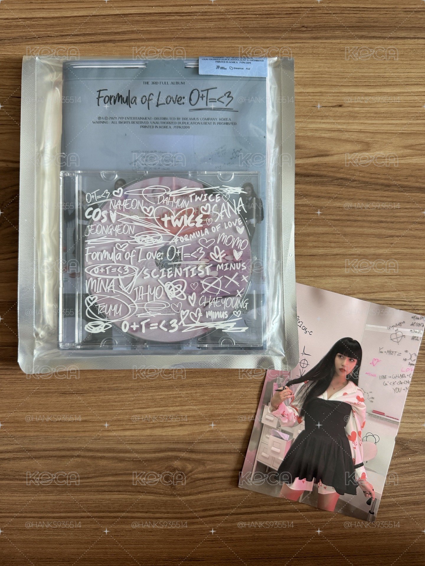 FORMULA OF LOVE ❤️ 無小卡