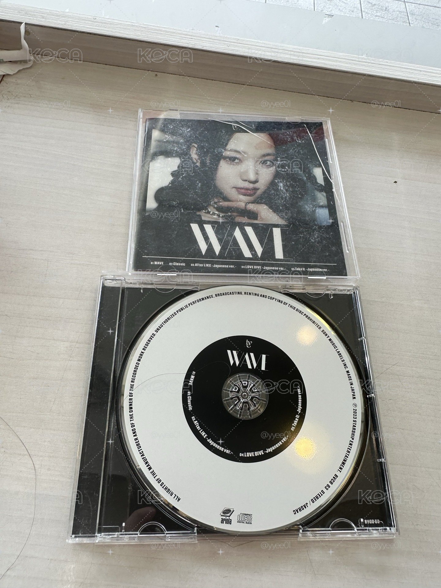 📍IVE WAVE 專輯 日本會員限定盤 單封 DIVE ver.（有贈送官方小卡1
