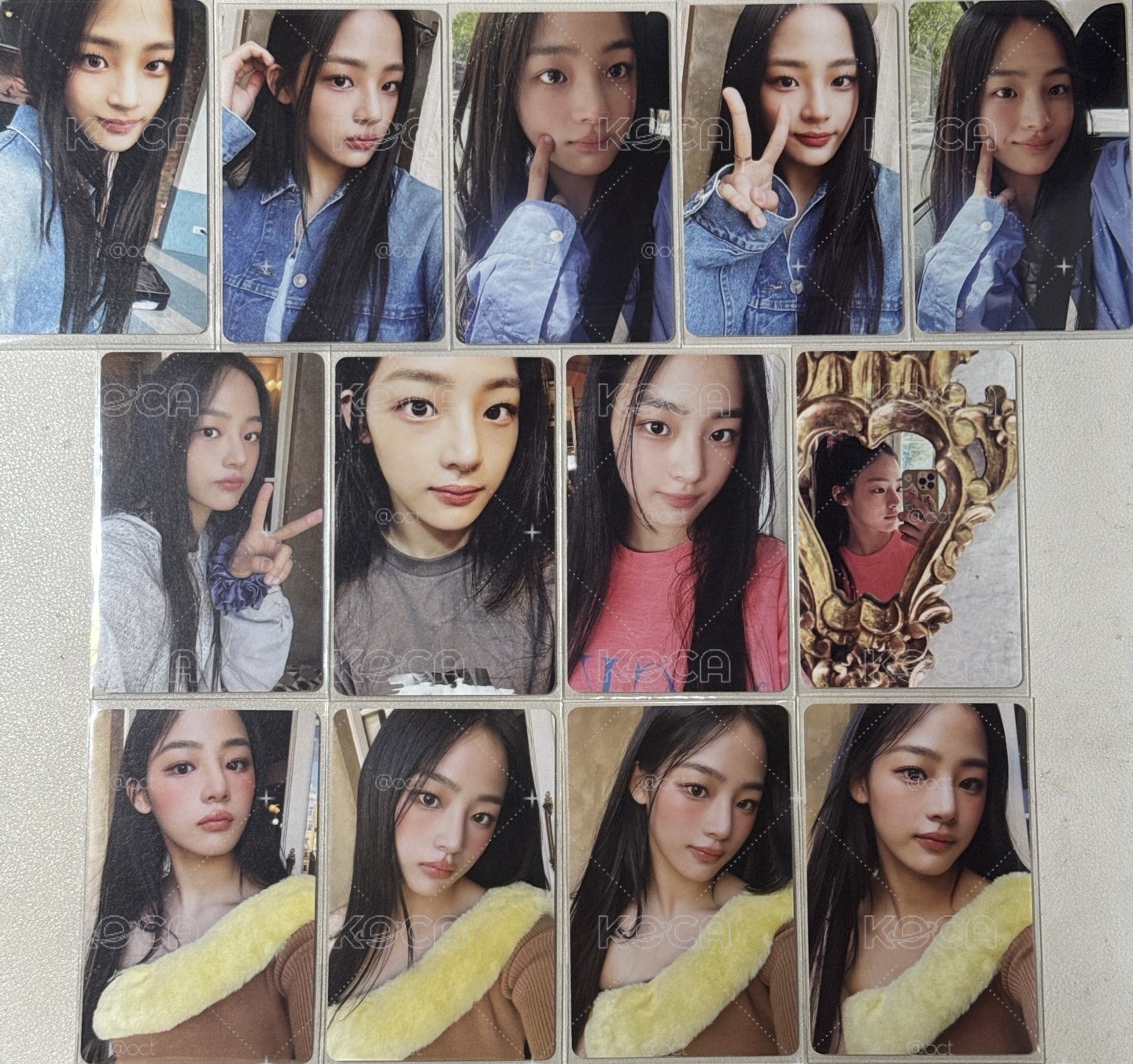 minji 出道專小卡盤