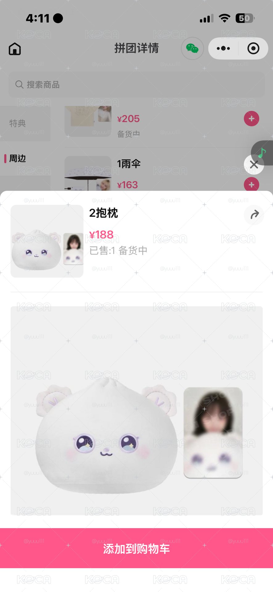 dg 抱枕嫄 含卡