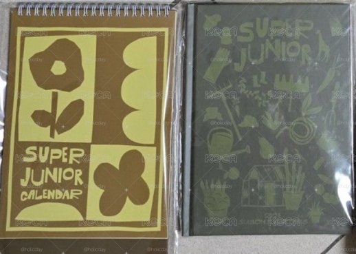 全新SUPER JUNIOR 2024 SEASON’S GREETINGS桌曆、筆記本/日記本
