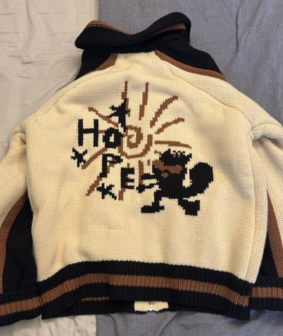 HOTS 號錫 厚比 松鼠針織外套