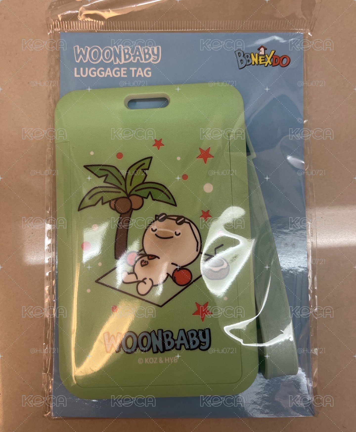 全新 未使用雲寶寶行李吊飾