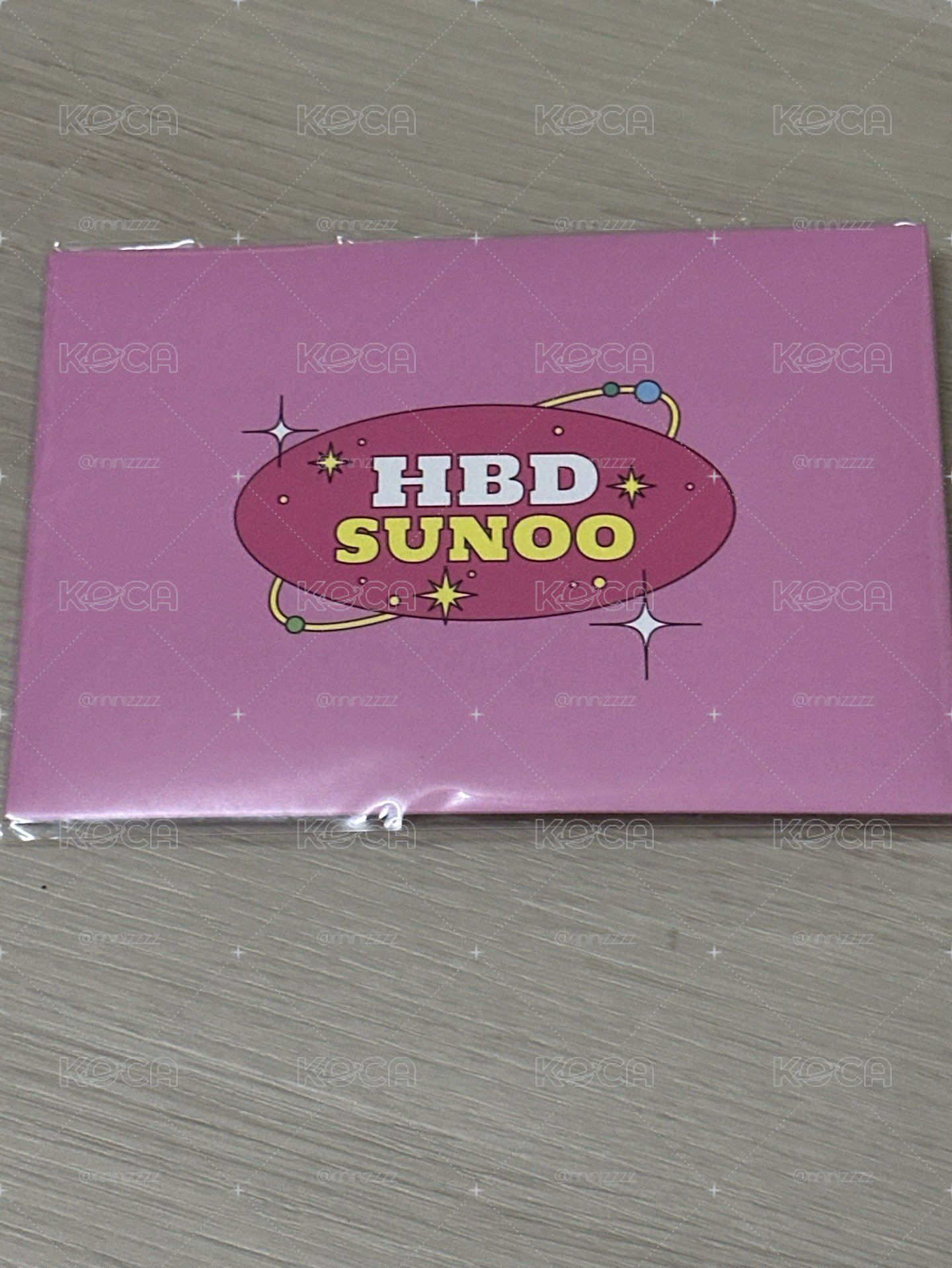 善禹 生日小卡貼紙包
