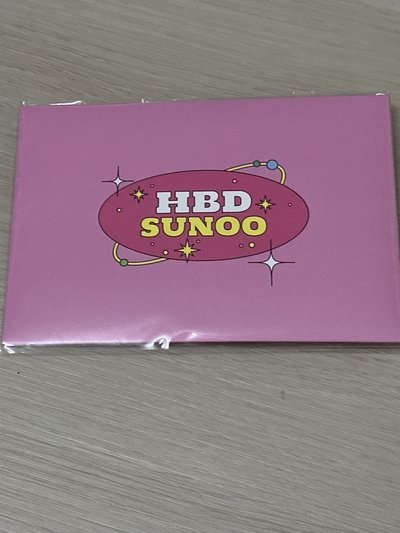 善禹 生日小卡貼紙包