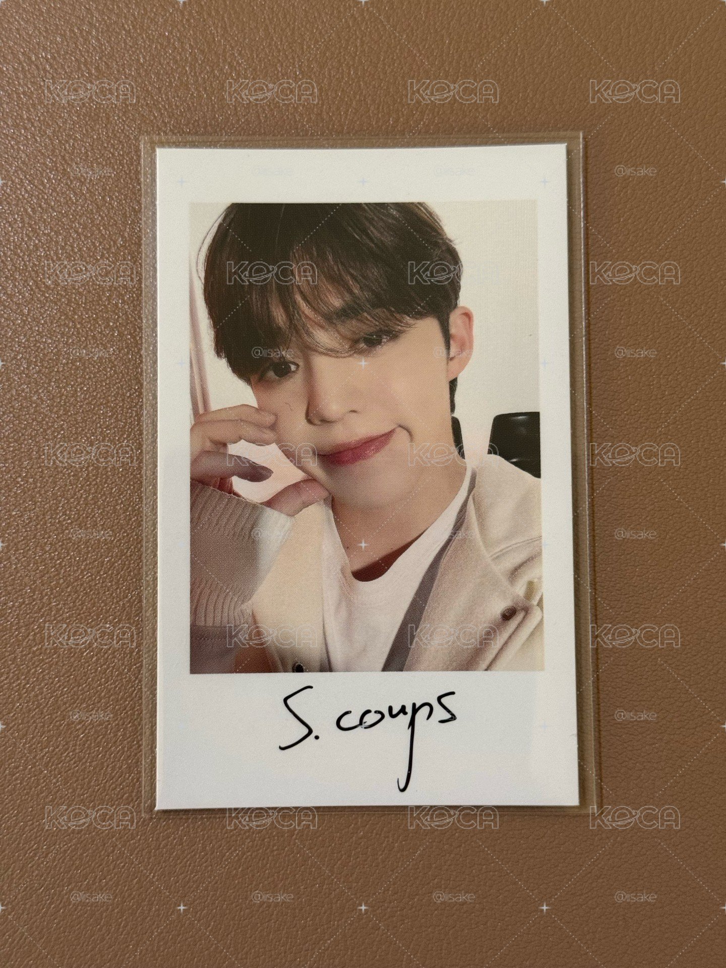 SVT S.COUPS 勝喆 FOLLOW AGAIN拍立得