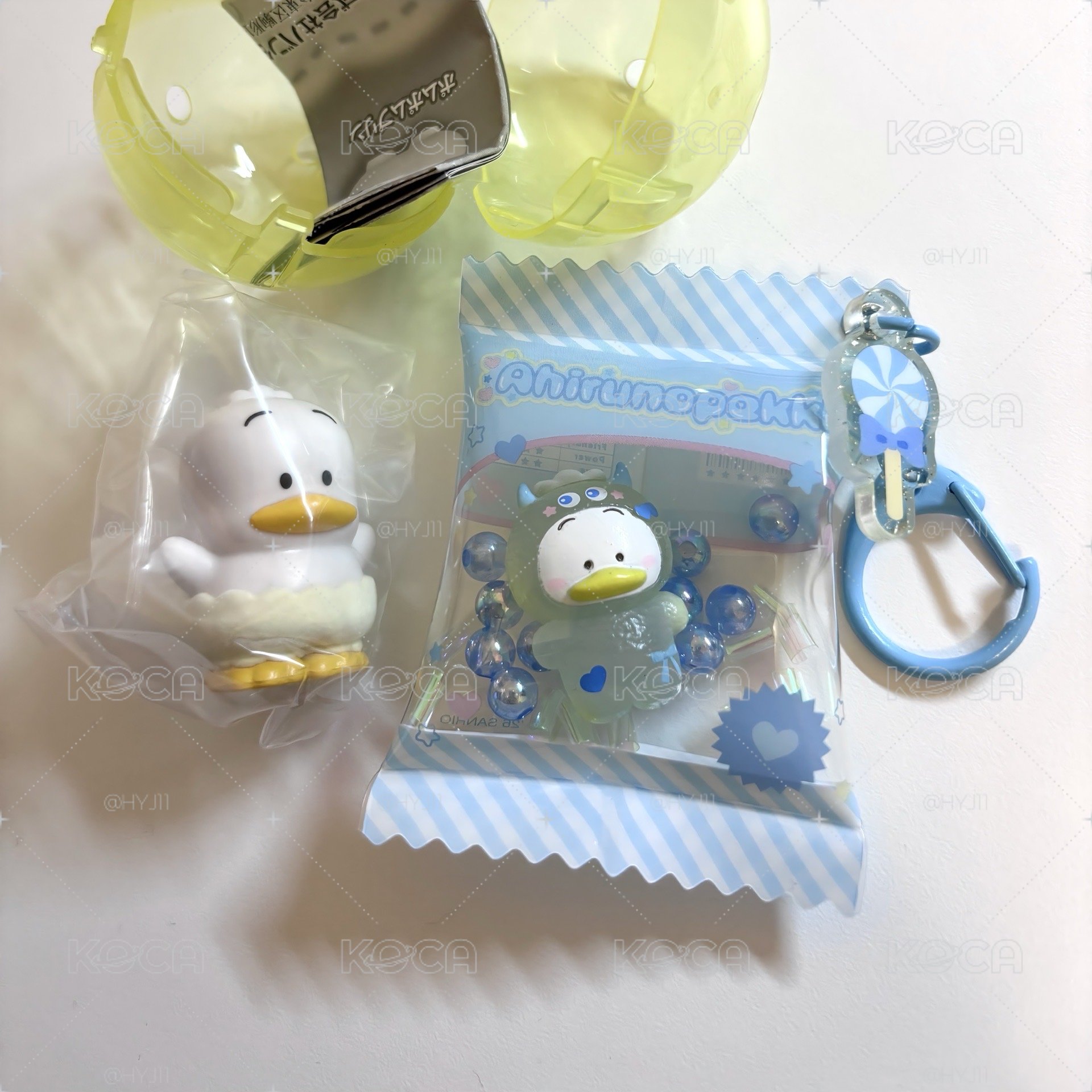 貝克鴨糖果吊飾、扭蛋