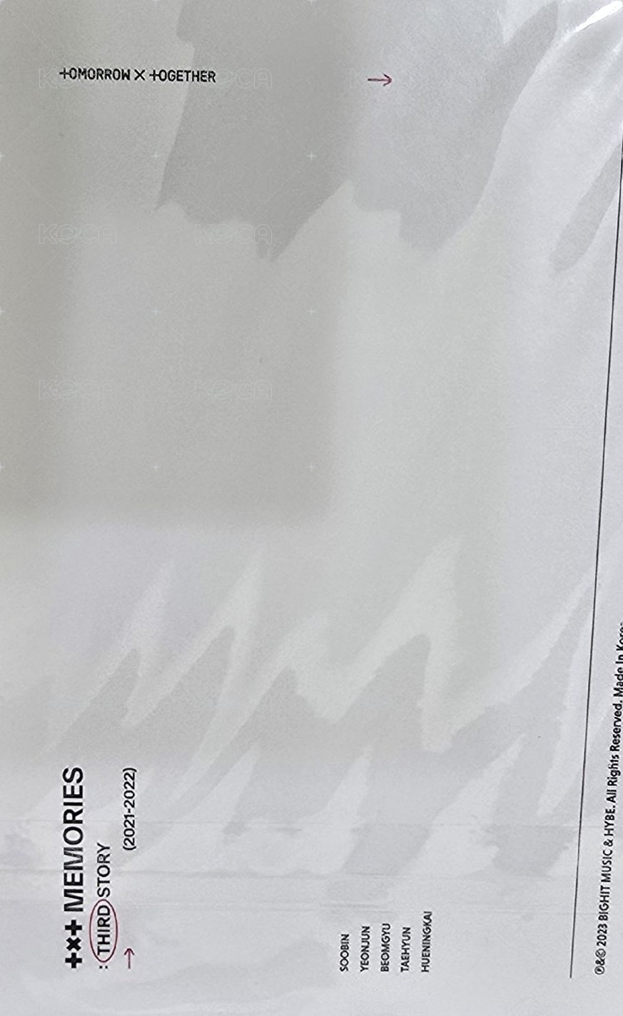 23回憶錄 明信片  背面