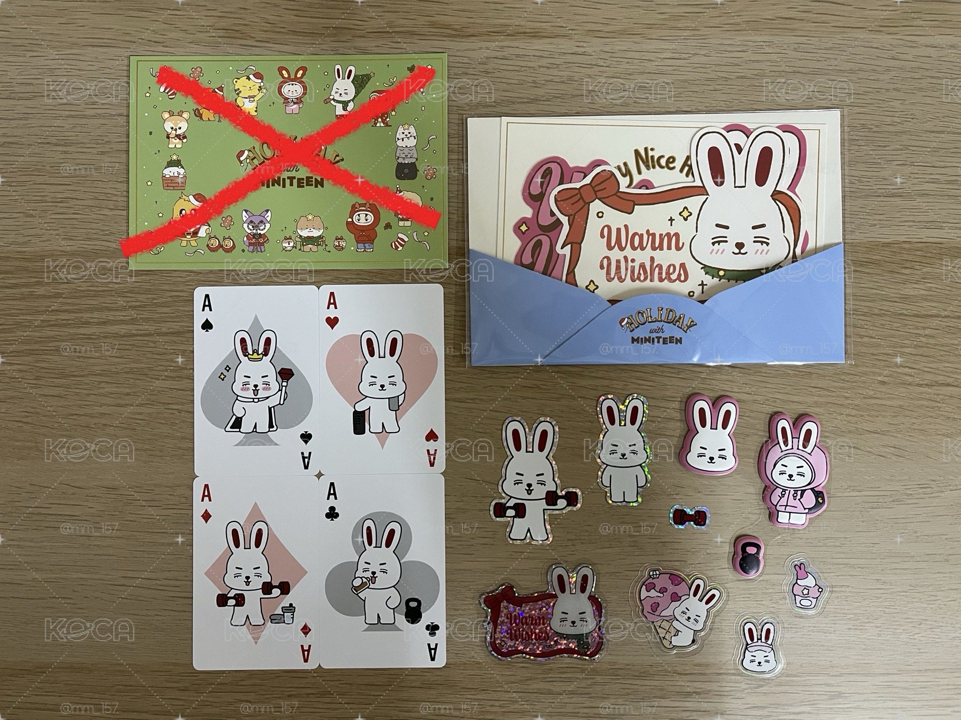 《MINITEET》撲克牌貼紙組合