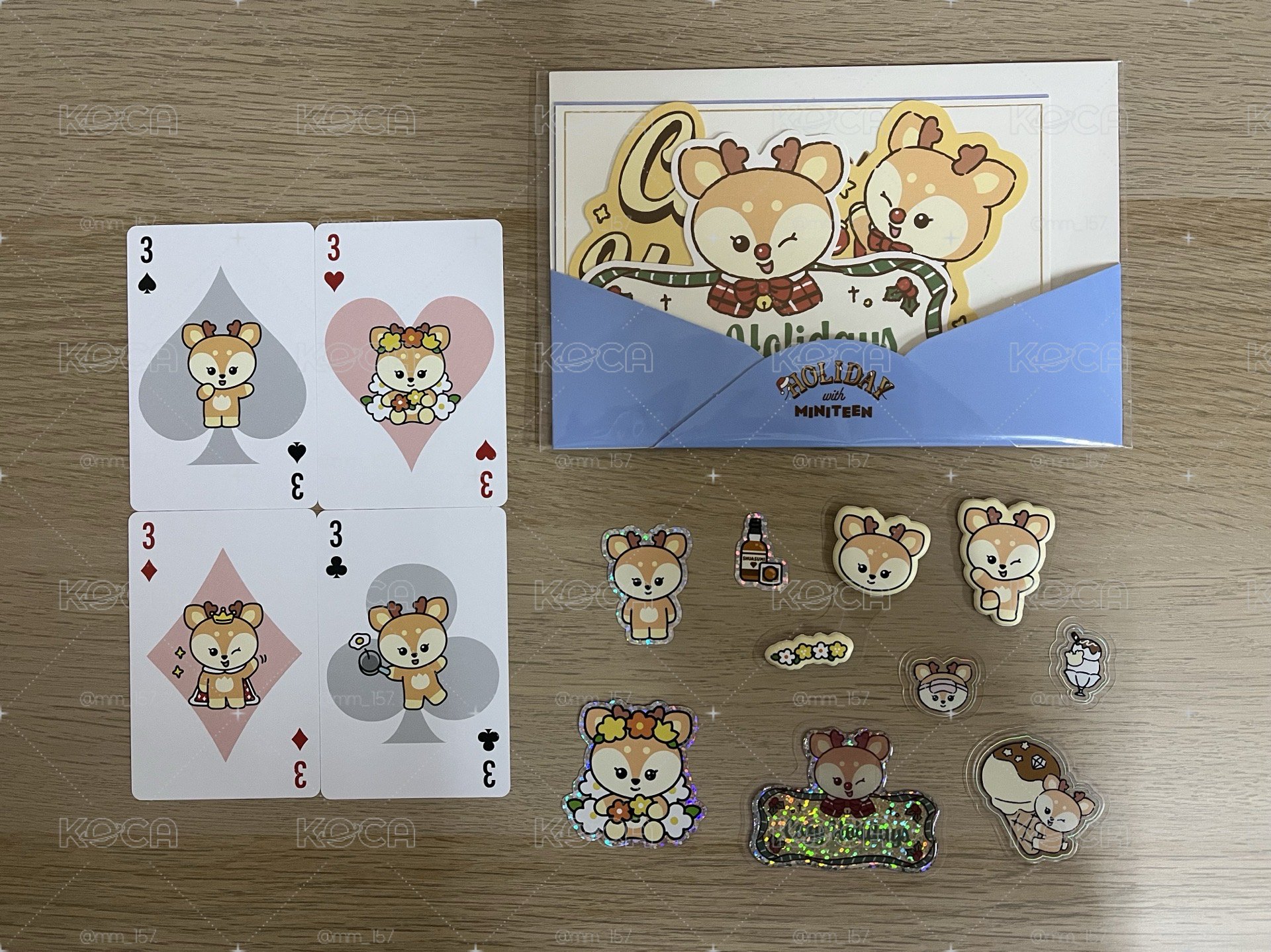 《MINITEET》撲克牌貼紙組合