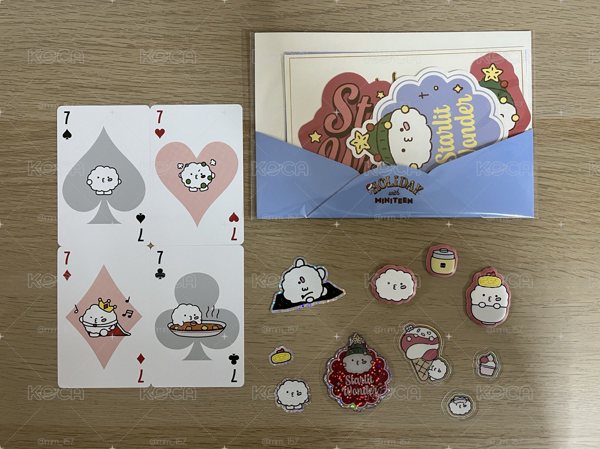 《MINITEET》撲克牌貼紙組合