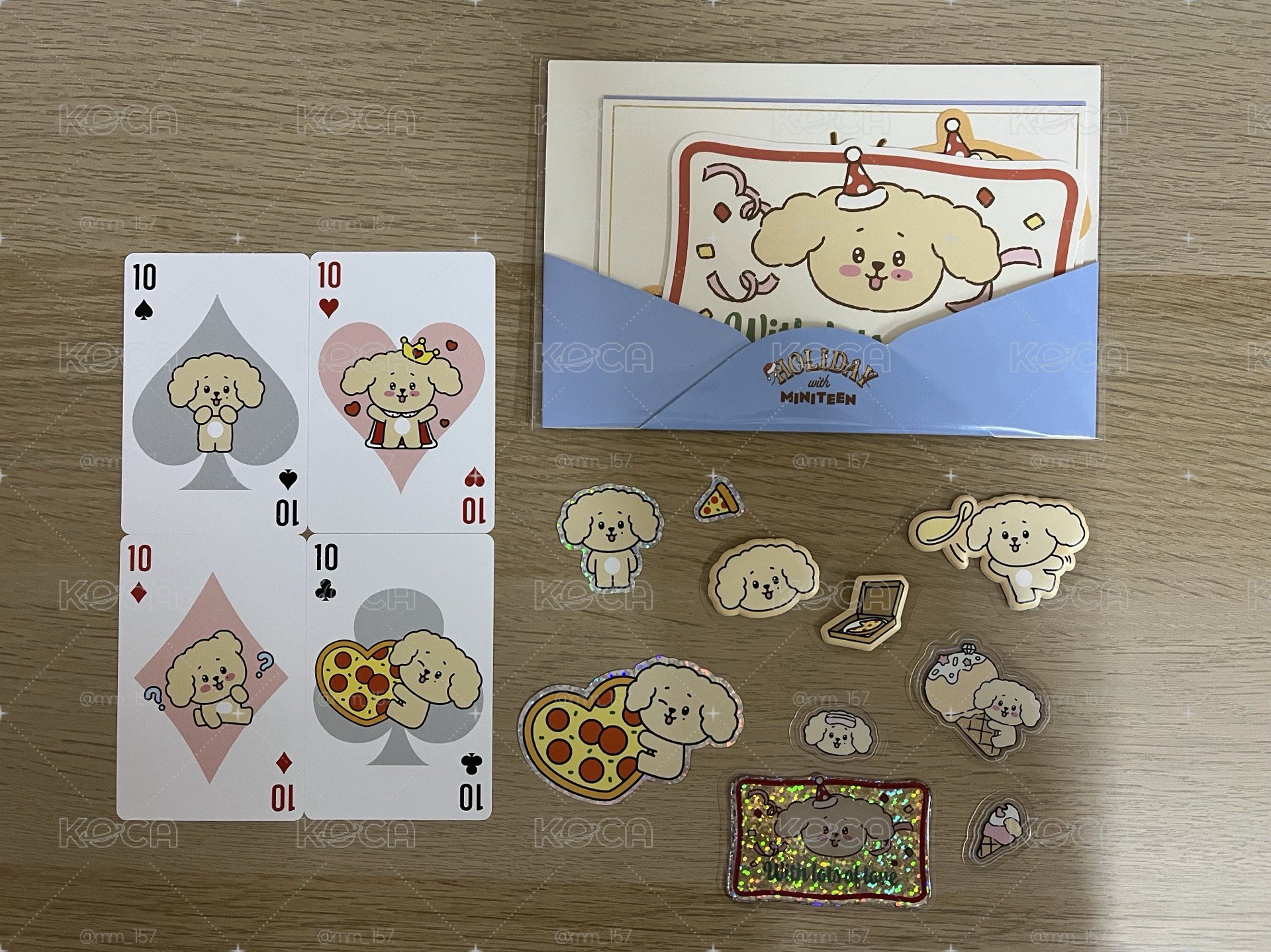 《MINITEET》撲克牌貼紙組合