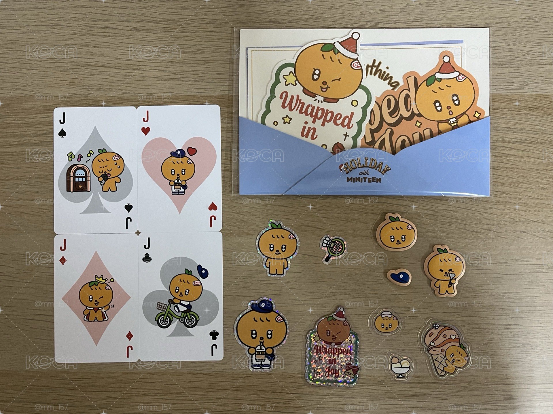 《MINITEET》撲克牌貼紙組合