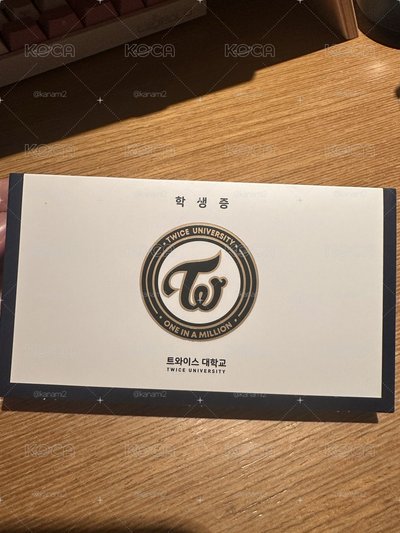TWICE university 娜璉 安可周邊