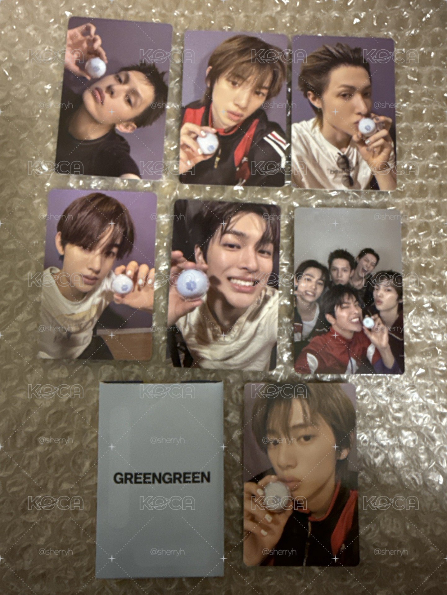 【7張小卡】迷二 'Blue Lips' Lip Balm ver. 專輯卡 + 訓全息卡