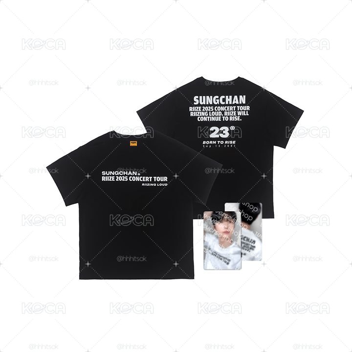 2025首爾fancon 場週 鄭成燦 T恤+卡 穿過一次