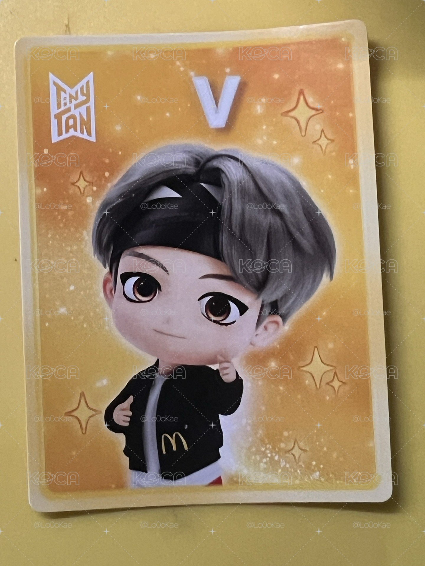 BTS V McDonald TinyTan 公仔
