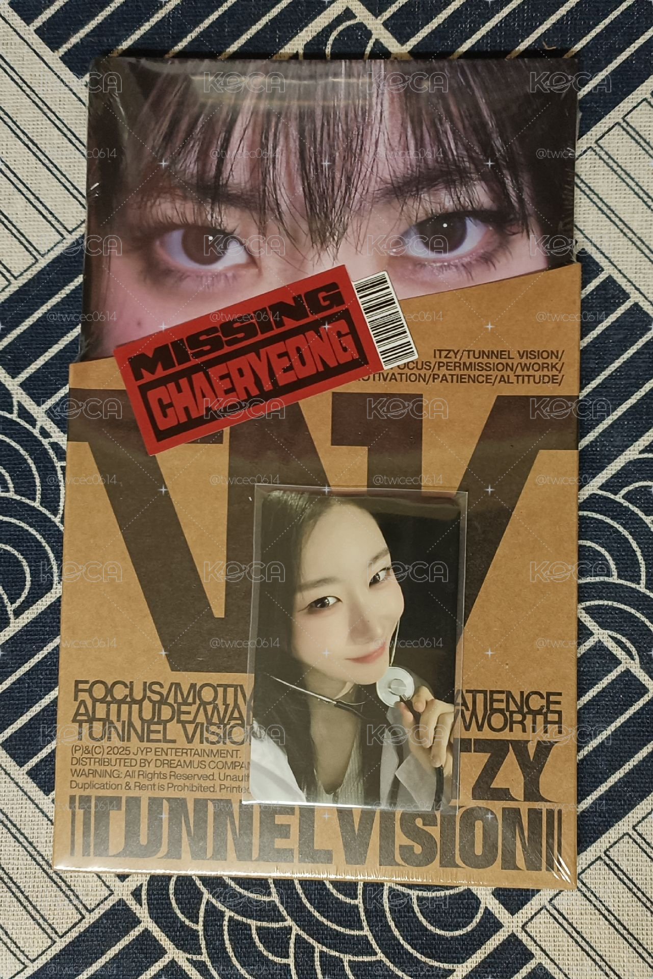 itzy 領單封未拆/sw醫生領