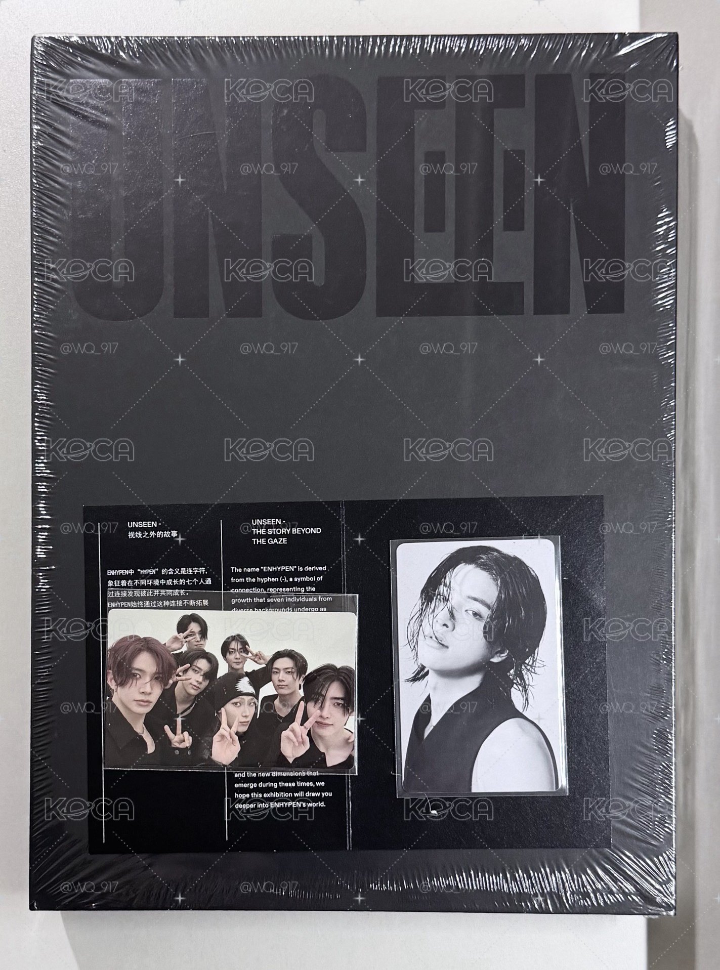 UNSEEN 寫真集展覽冊 + 入場卡倫 + 團卡