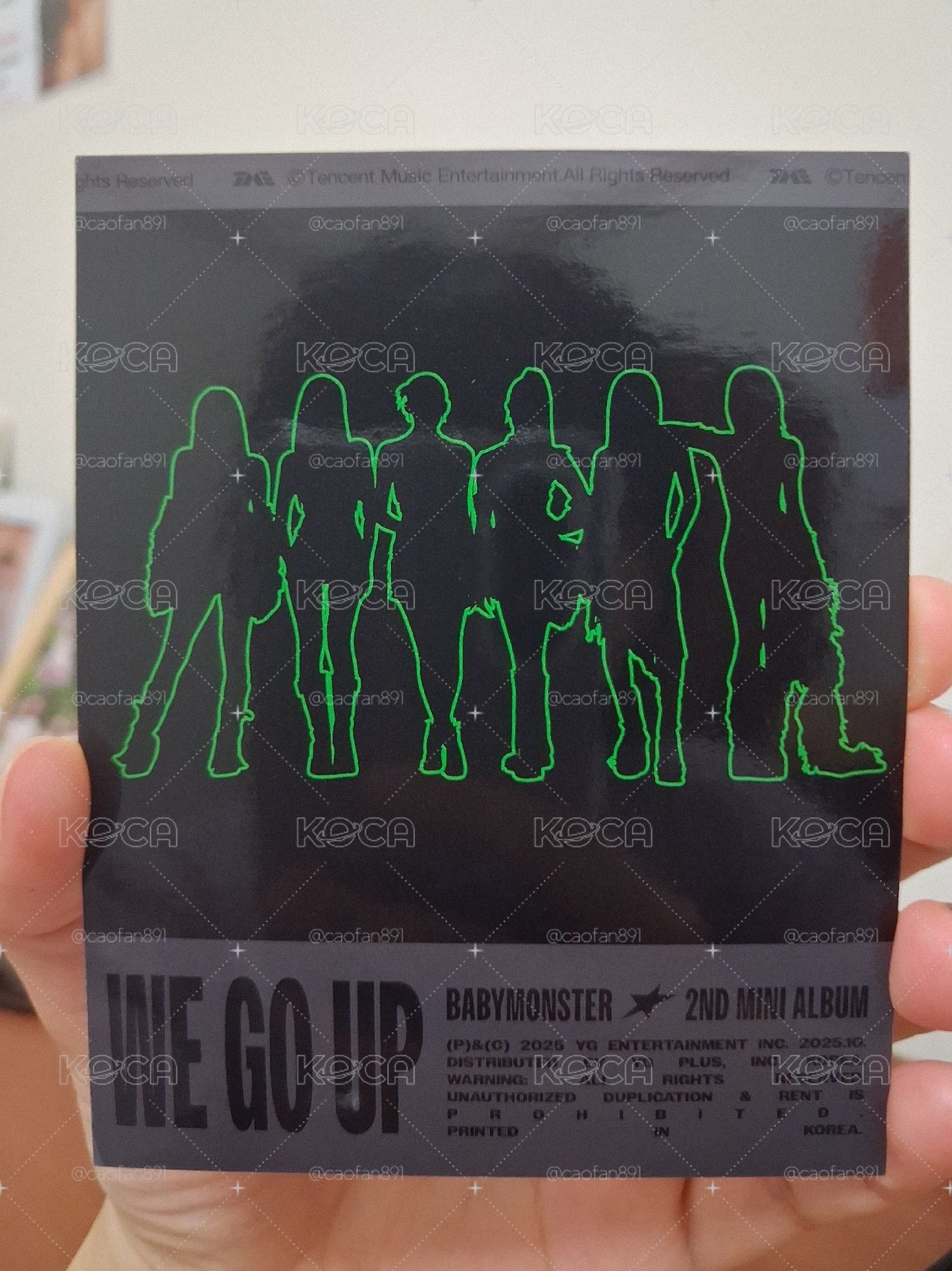 WE GO UP QQ音樂 星光卡 碎片拍立得 露