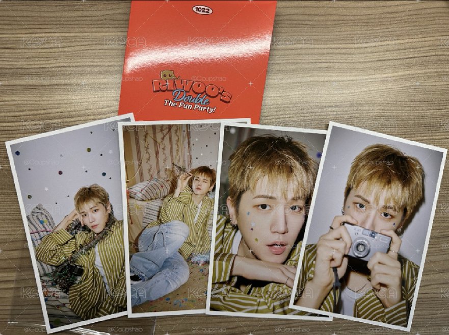 BOYNEXTDOOR Riwoo 生日禮 明信片組