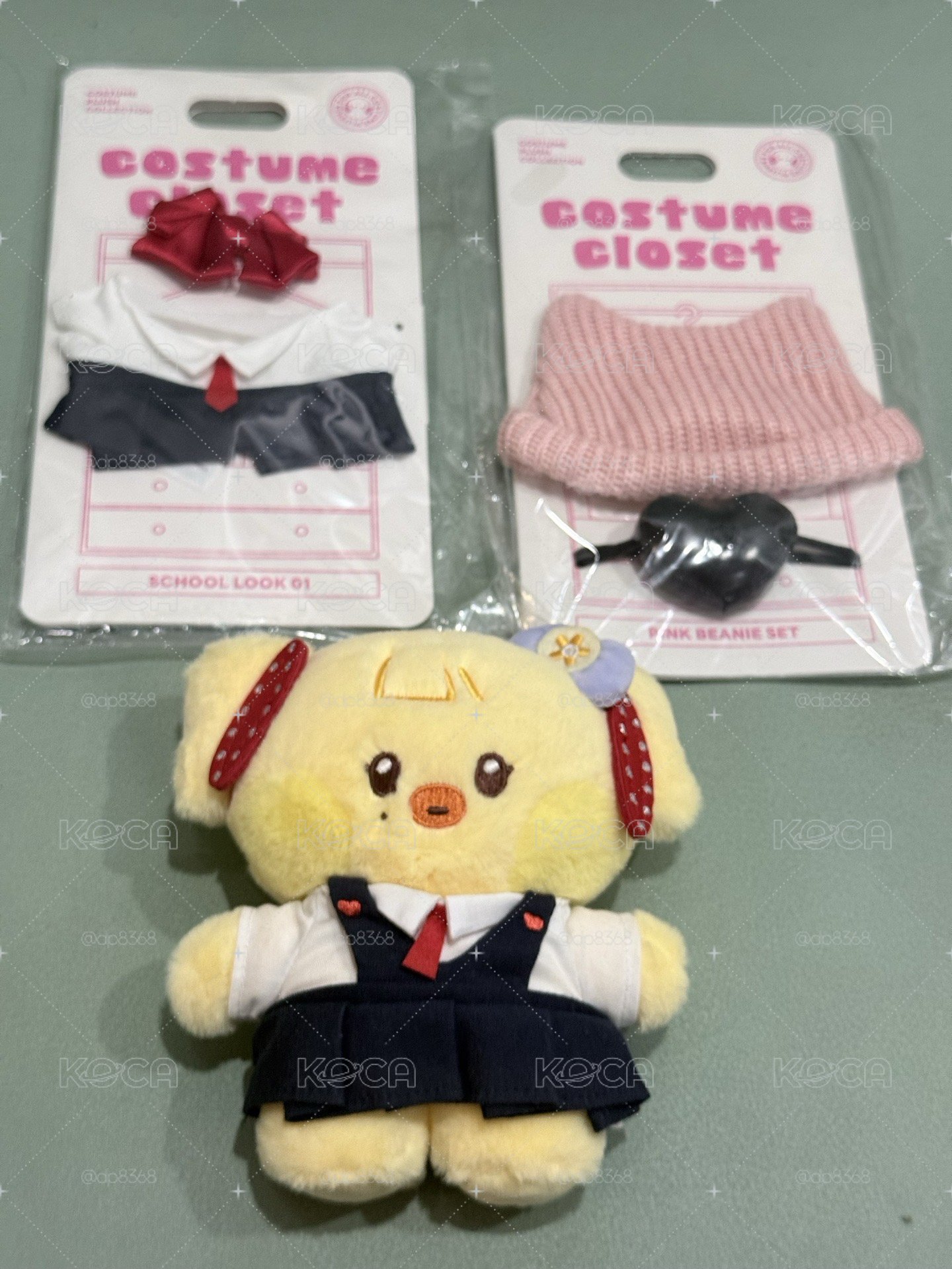 IVE Rei Line Friends中娃無盒 附1套身上娃衣及3件全新未拆娃衣