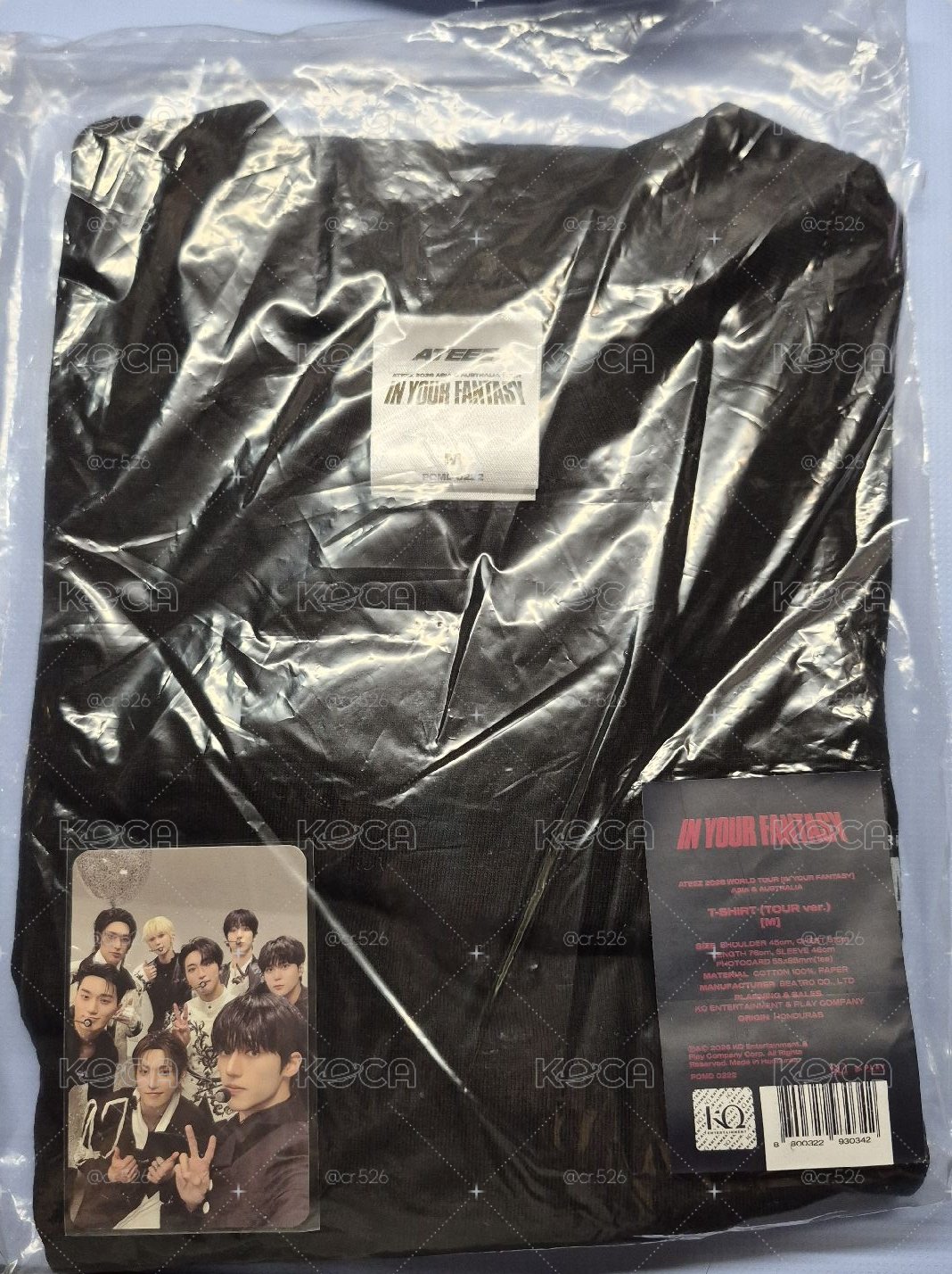 IYF巡演T shirt（含卡）
