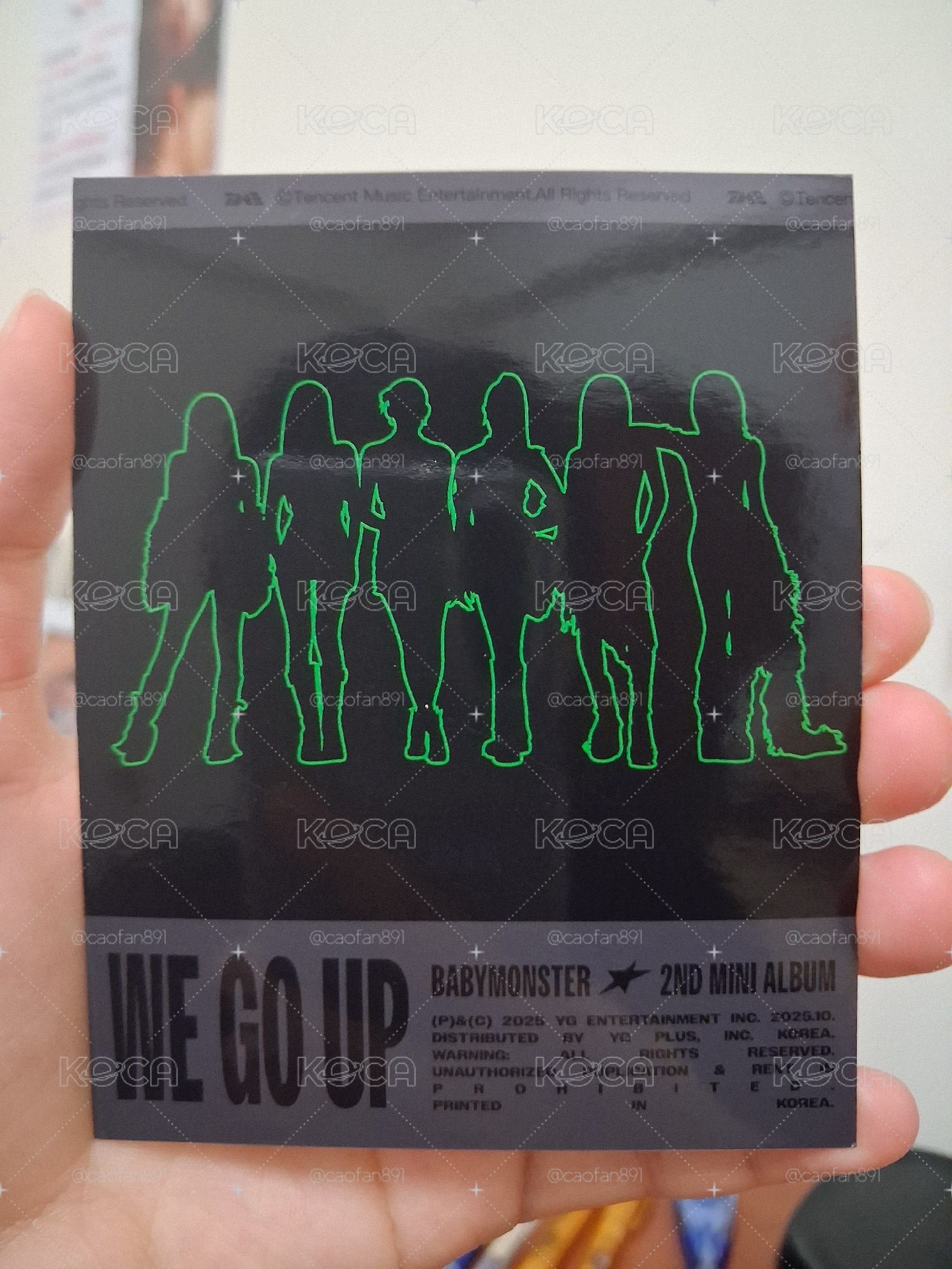 WE GO UP QQ音樂 星光卡 碎片拍立得角