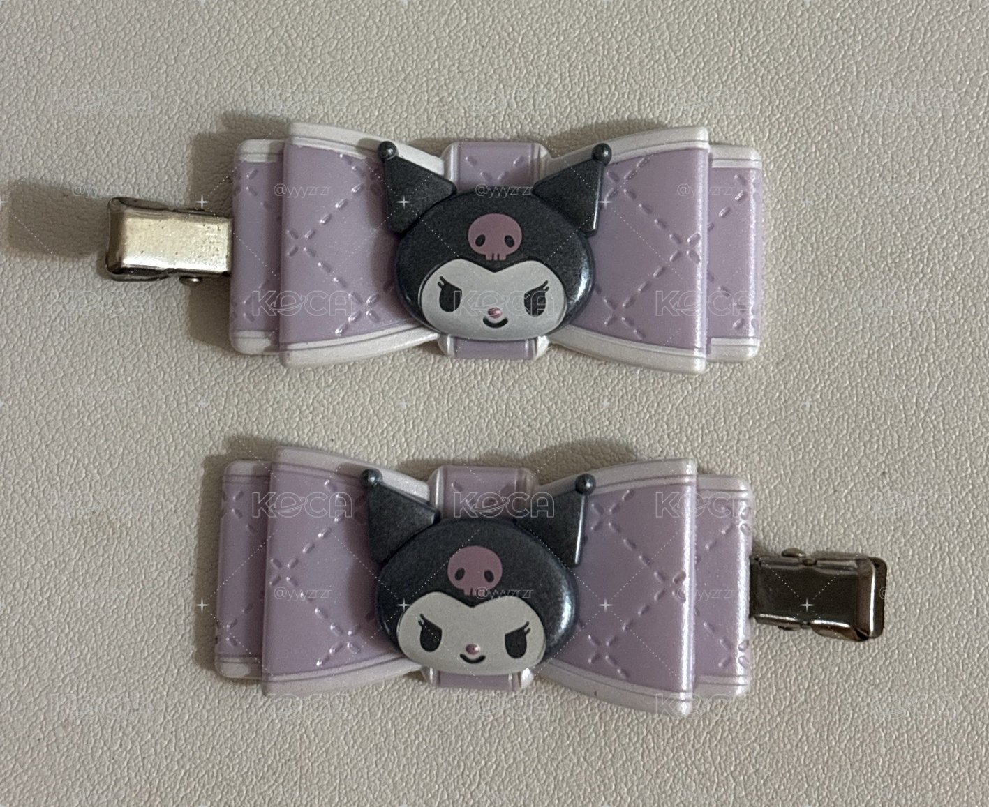 酷洛米蝴蝶結髮夾