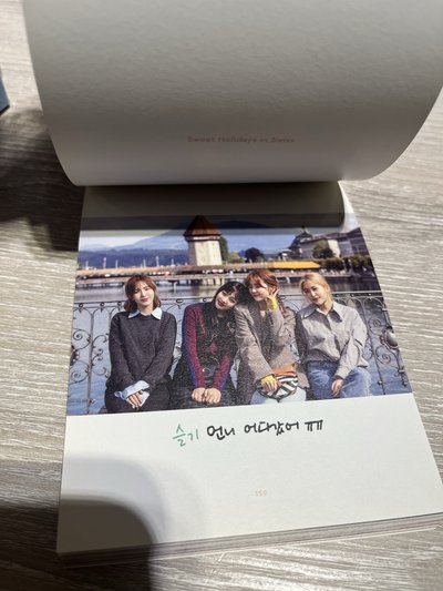 Red Velvet 瑞士自拍書
