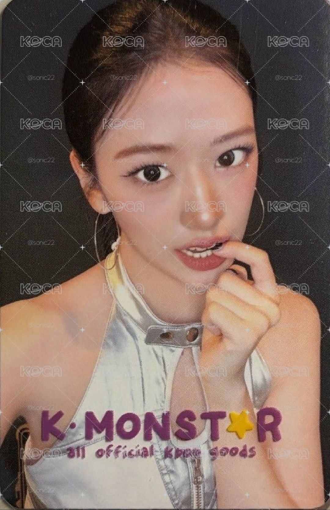 咬手指 簽售卡 安