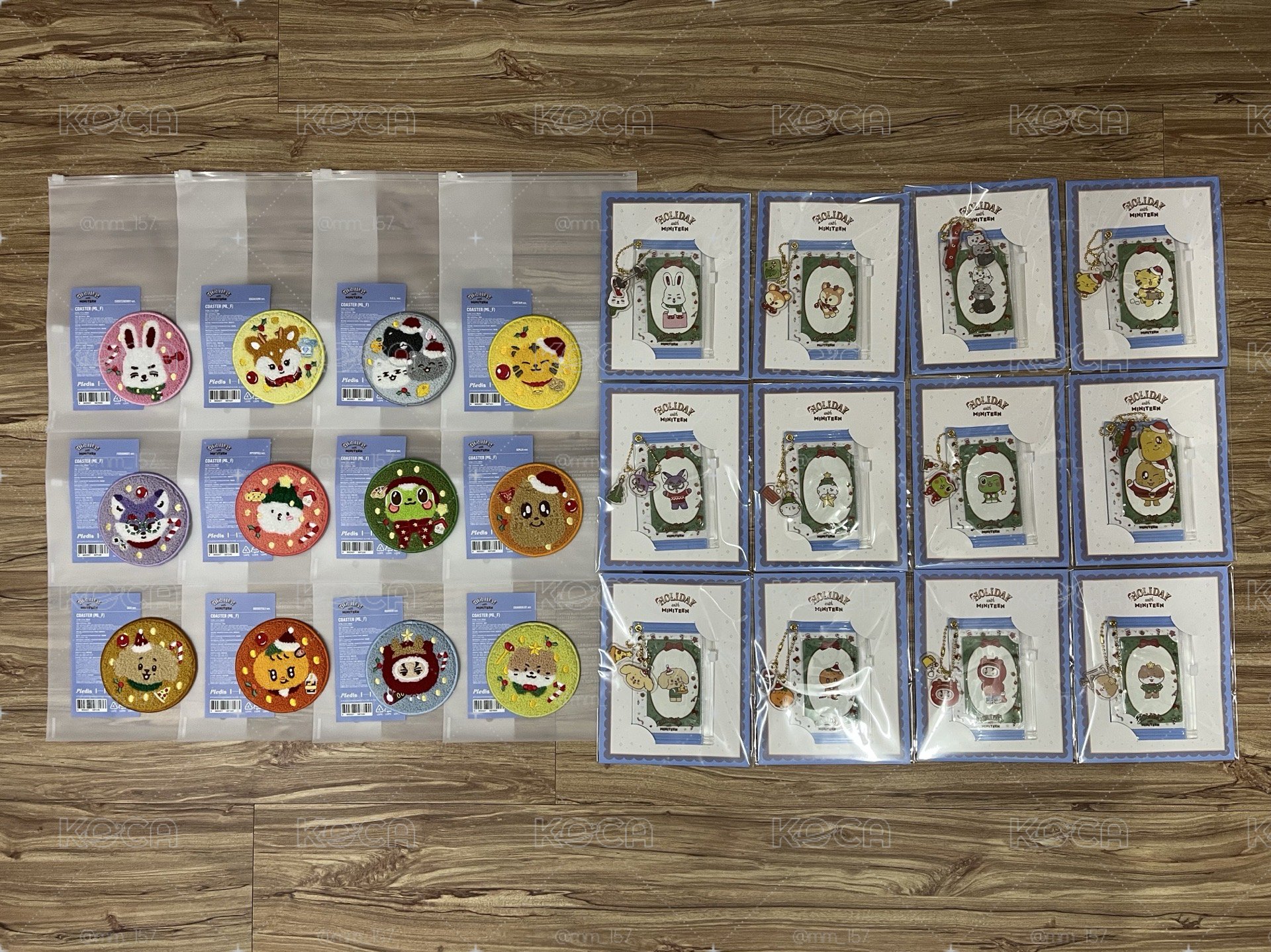 📦《聖誕 MINITEEN》杯墊+PVC袋