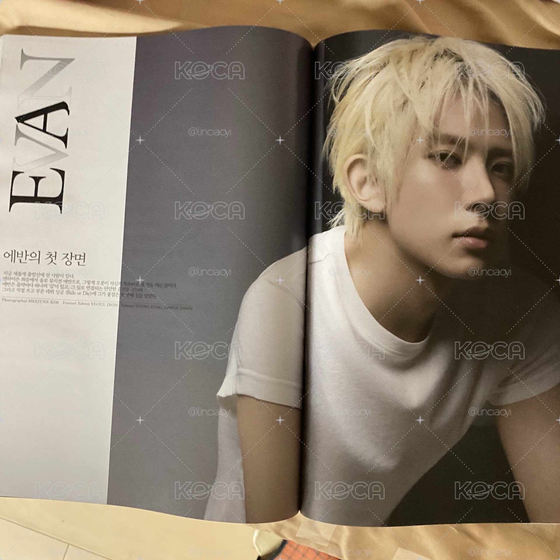 w Korea 7月號 雜誌 羲承