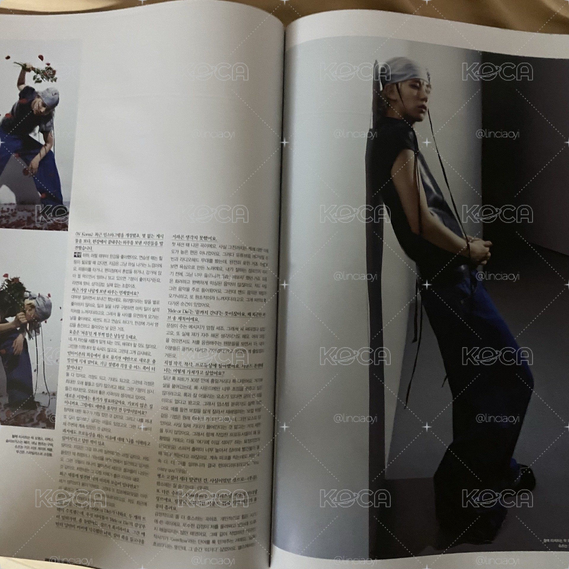 w Korea 7月號 雜誌 羲承