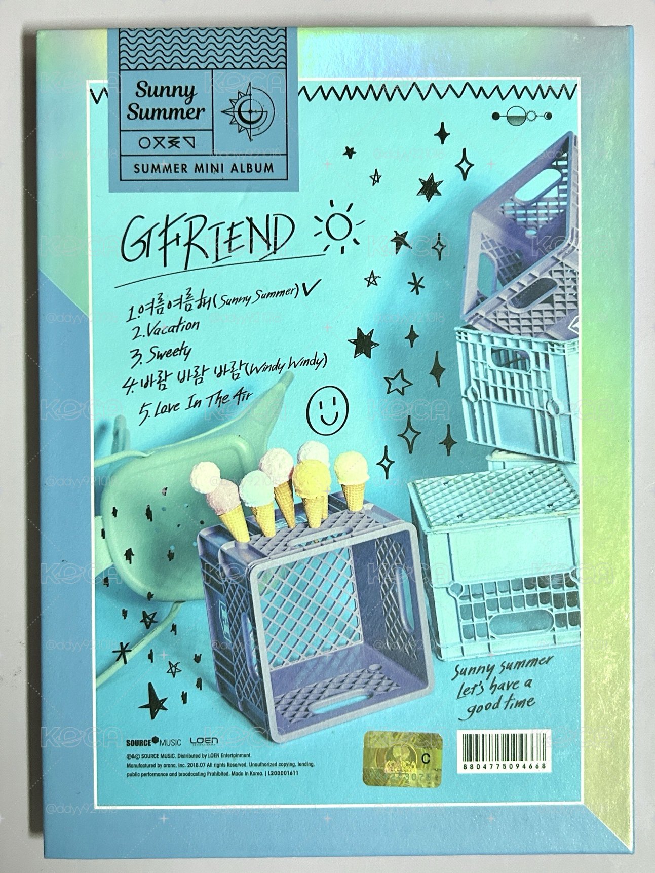 Gfriend夏日專 Summer ver空專