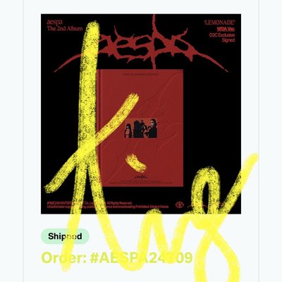 aespa美網親簽 WDA ver.
