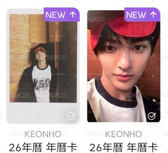 安安 年曆卡拍立得 2張不拆