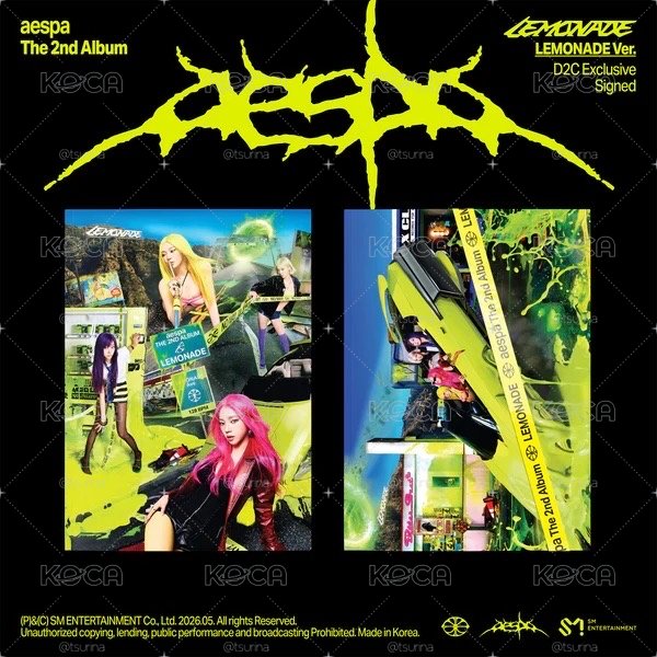 [代購] aespa 歐美親簽版 LEMONADE ver. 未拆全新