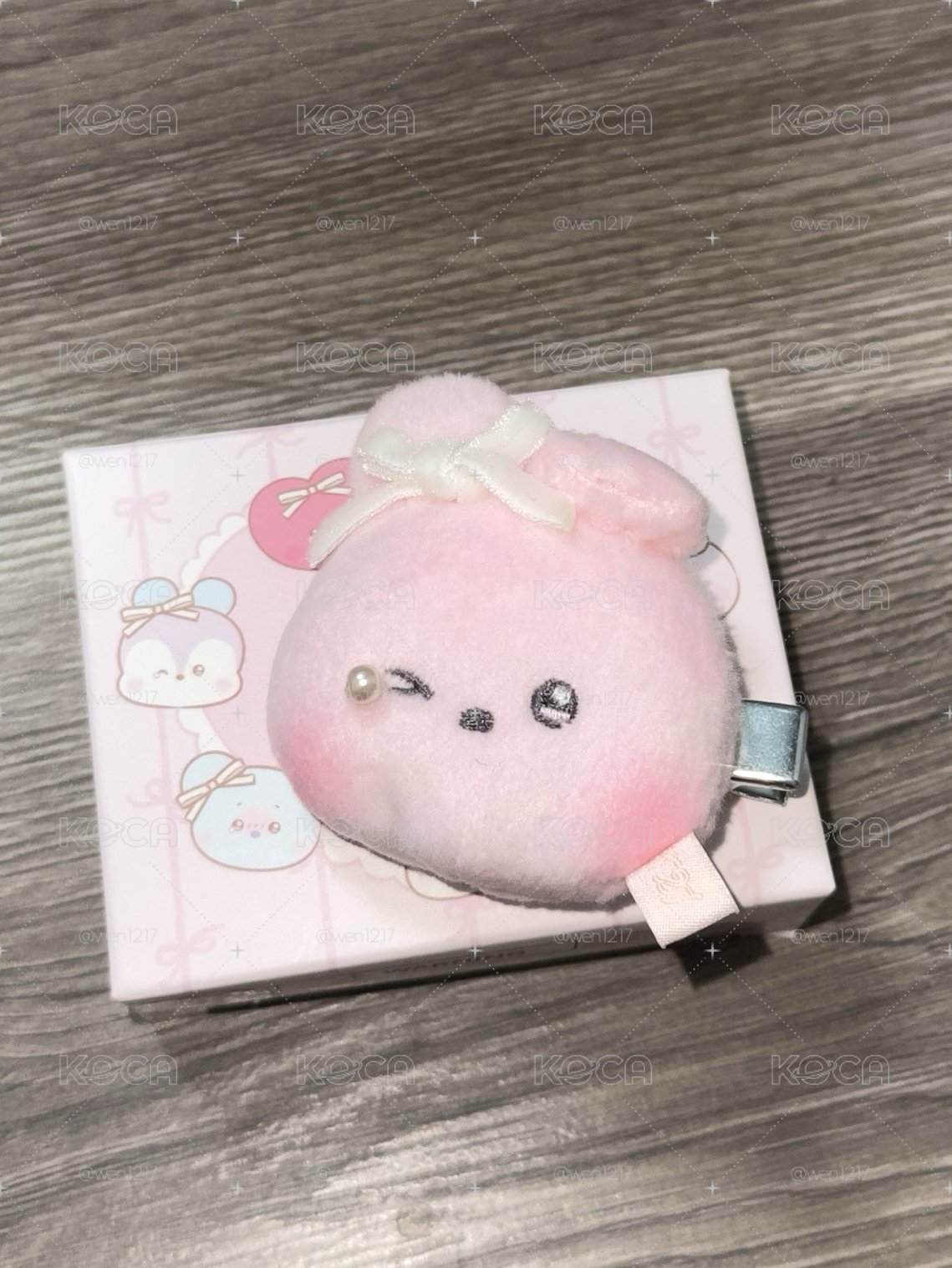 bt21盲盒髮夾 cooky