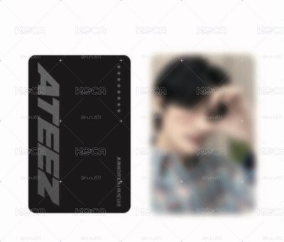 ATEEZ 2026日會限定FC一番賞 E賞友榮 B（非現）+D賞貼紙