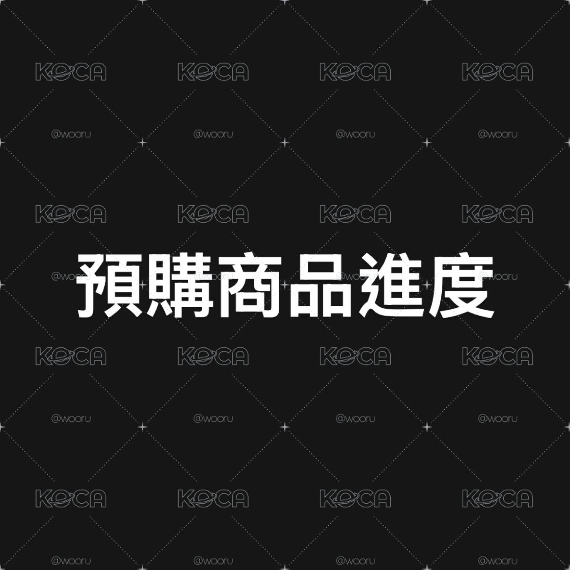 預購商品進度 請看內文